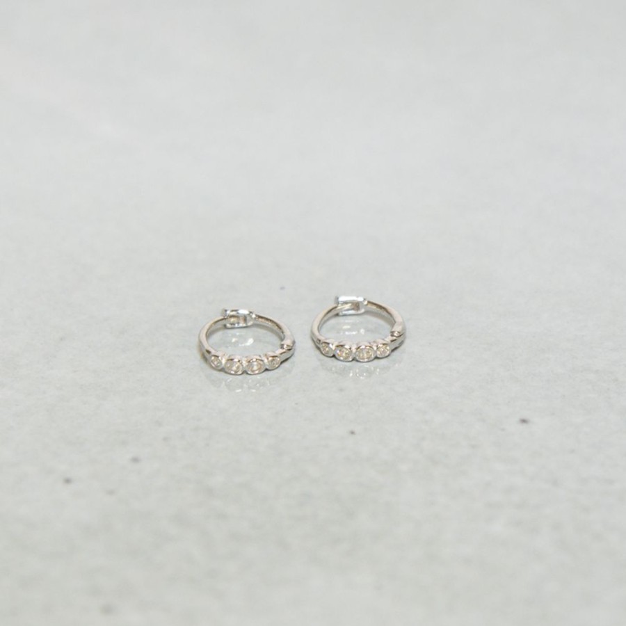 Juwelen billy rose | Mini Silver Creoles