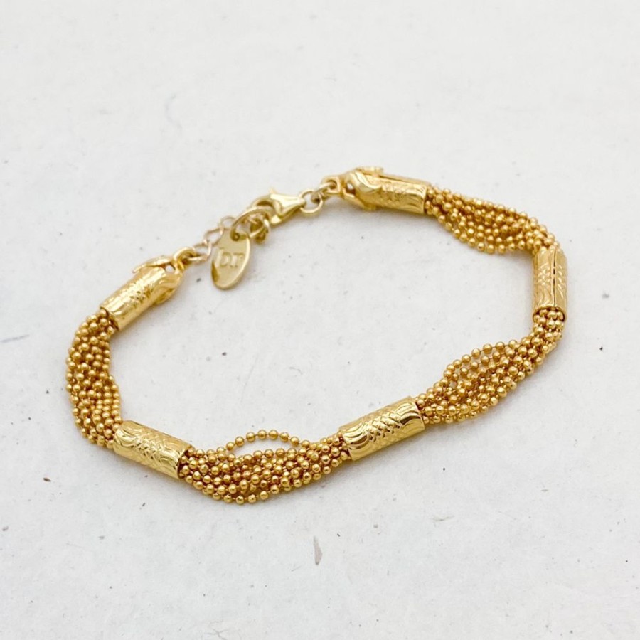 Juwelen billy rose | Fluffy Gold Bracelet