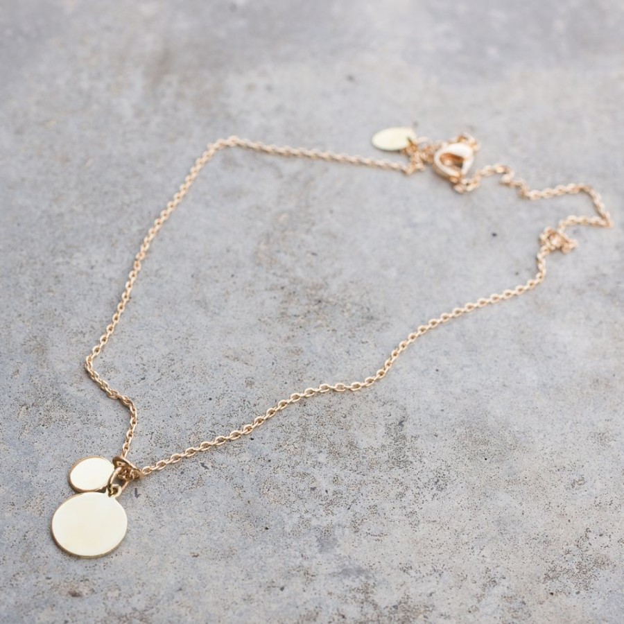 Juwelen billy rose | Golden Medaillon Necklace